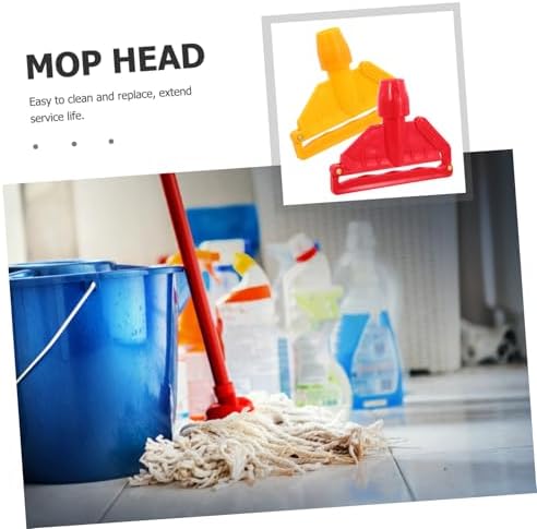 2pcs Detachable Mop Clips with Secure Locking Mechanism