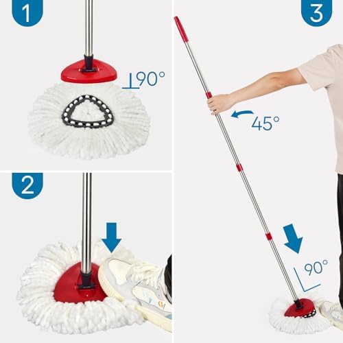 Matthew Cleaning 12-Pack Spin Mop Replacement Heads
