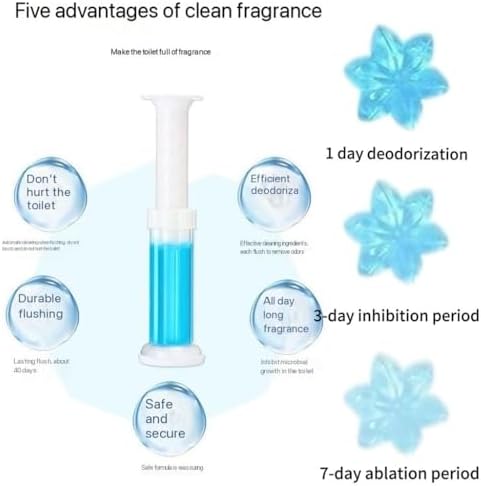 Toilet Gel Stamp with 7 Scent Options
