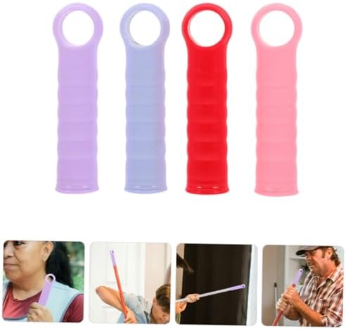 12pcs Plastic Mop Handle End Caps with Ergonomic Grips