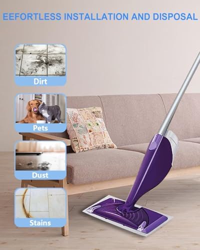 Zmerob 30 Count Swiffer WetJet Mop Pad Refills
