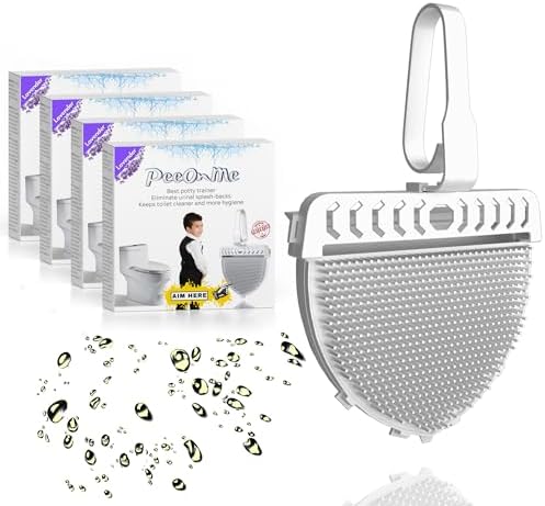 PeeOnMe Toilet Splash Guard Deodorizer Lavender Scent 4 Pack