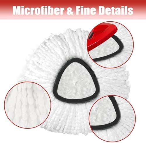 Koolstuffs Spin Mop Head Replacement 3 Pack CR01