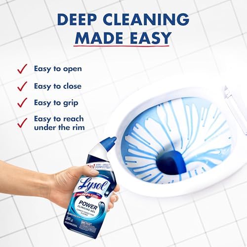Lysol Toilet Bowl Cleaner 24 oz Clinging Gel Max Strength