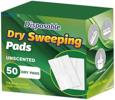UKEENOR 50 Count Dry Mop Refills 78x118 Inch Extra Thick