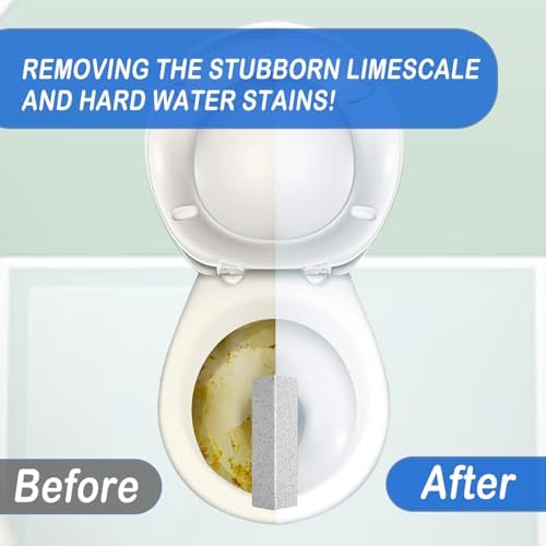 FAZMoss 6Pack Pumice Stones for Toilet Cleaning