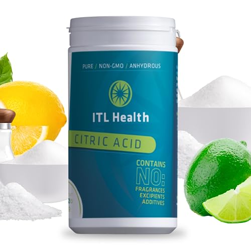 Mag365 Non-GMO Citric Acid 1kg Recyclable Tub