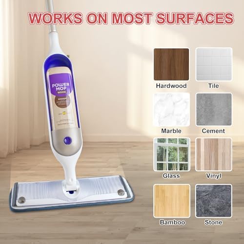 4 Pack Reusable Swiffer Power Mop Pads - Thicker Microfiber