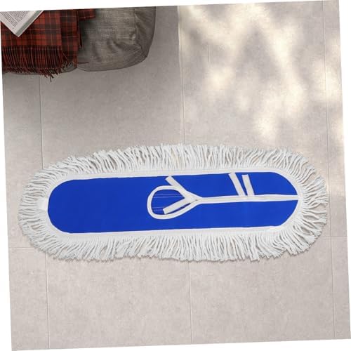 2pcs Dust Mop Head with Blue White Threads
