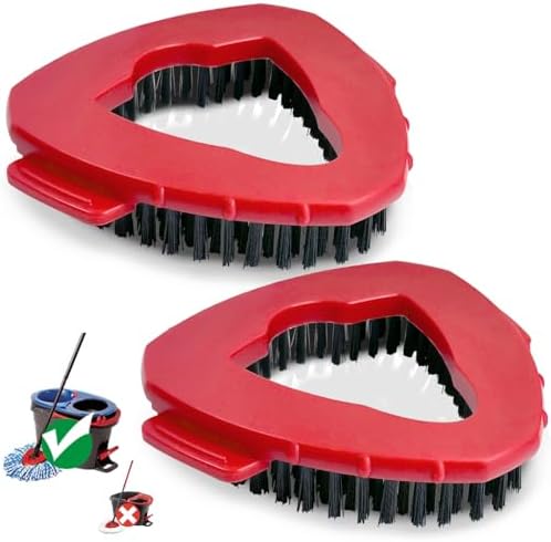 Koolstuffs Spin Mop Scrub Brush Head for RinseClean 2-Tank System