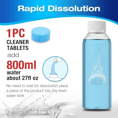Home Times 3 Pack Mop Head Refills with 36 Cleaning Tablets