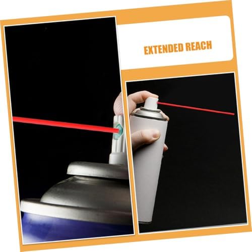 Ciieeo 40pcs Rust Remover Spray Can Tubes with Leakproof Nozzle Extensions