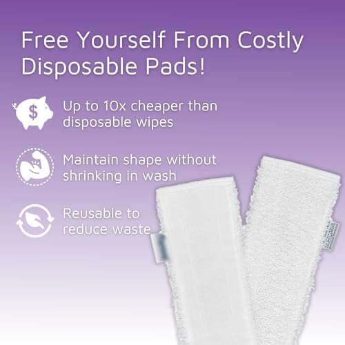 Frescares Swiffer PowerMop Replacement Mop Pads 2 Pack