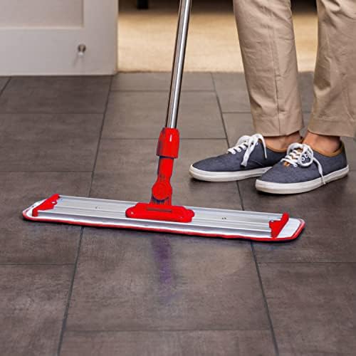Ailelan Microfiber Mop Pad Replacement 6 Pack Red