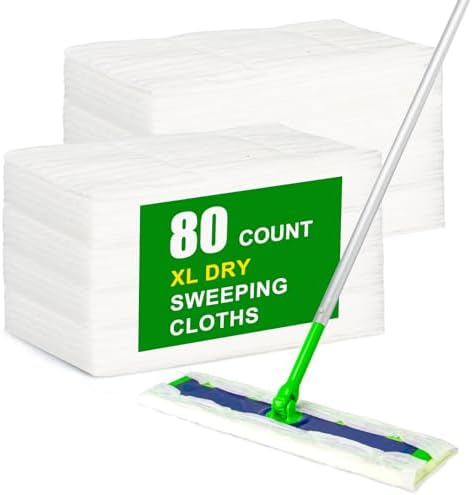 Liminfeit 80 Count Dry Sweeping Cloths for Swiffer XL