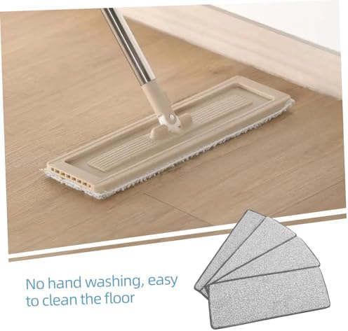 Ipetboom 4pc Reusable Microfiber Mop Pads Refills