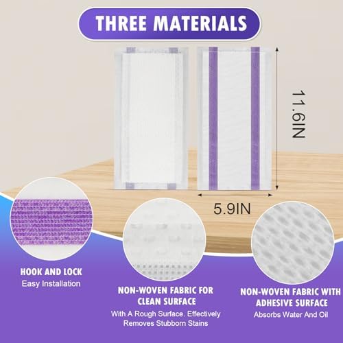 KTNAid 10 Pack Swiffer WetJet Mop Pads - Multi-Surface Compatible