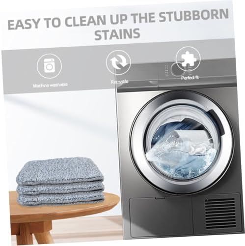 Ipetboom 3pcs Microfiber Mop Pads Replacement for Hardwood Tile Marble