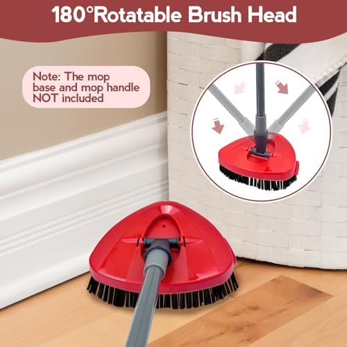 Spin Mop Scrub Brush Head 2 Pack for EasyWring 1-Tank System
