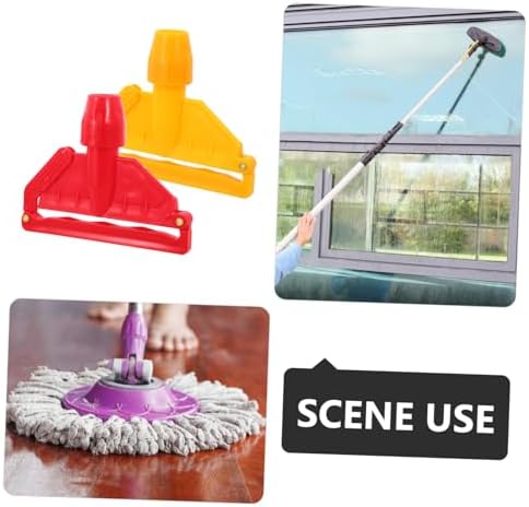 2pcs Detachable Mop Clips with Secure Locking Mechanism