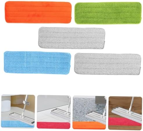 Ipetboom Easy Wash Mop Head 5pcs Replacement Pads