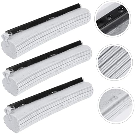 3pcs PVA Sponge Mop Head Refills for Tile and Laminate Floors