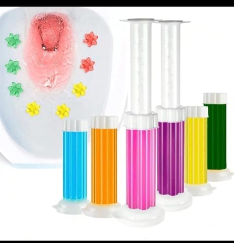 Toilet Gel Stamp Remover 84 Flowers 6 in 1