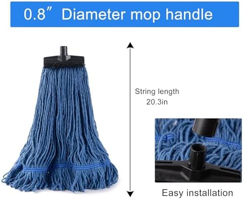 Matthew Heavy Duty Mop Head Replacement Pack of 6