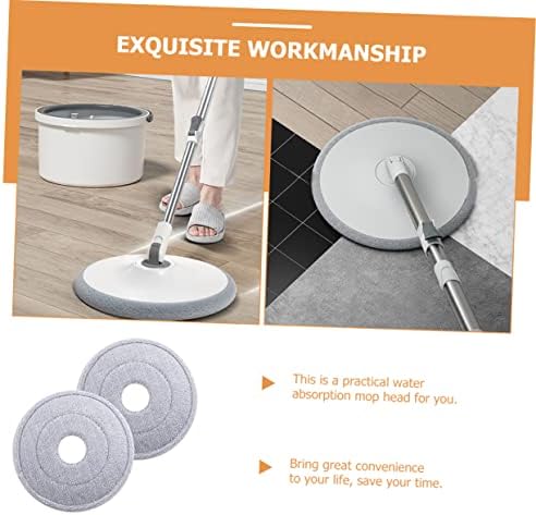 2pcs Easy Clean Mop Head Refills for Household Commercial Use