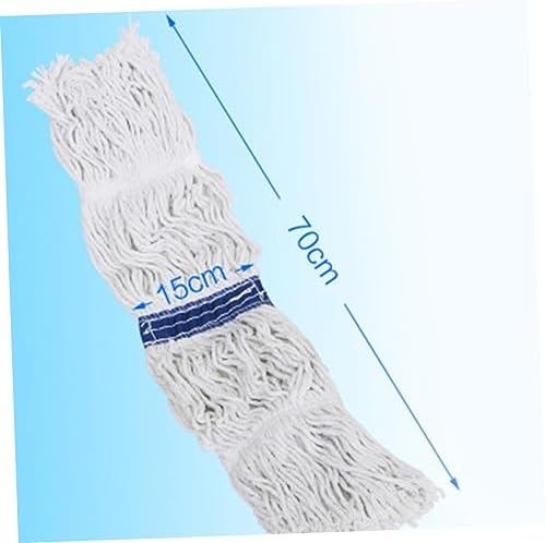 PACKOVE 1Pc Cotton Mop Head Replacement for Tile Wood and Bathtub Cleaning