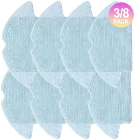 Marebm Mop Cloth Pads Replacement for BObsweep Pet Hair Robot Vacuum 1