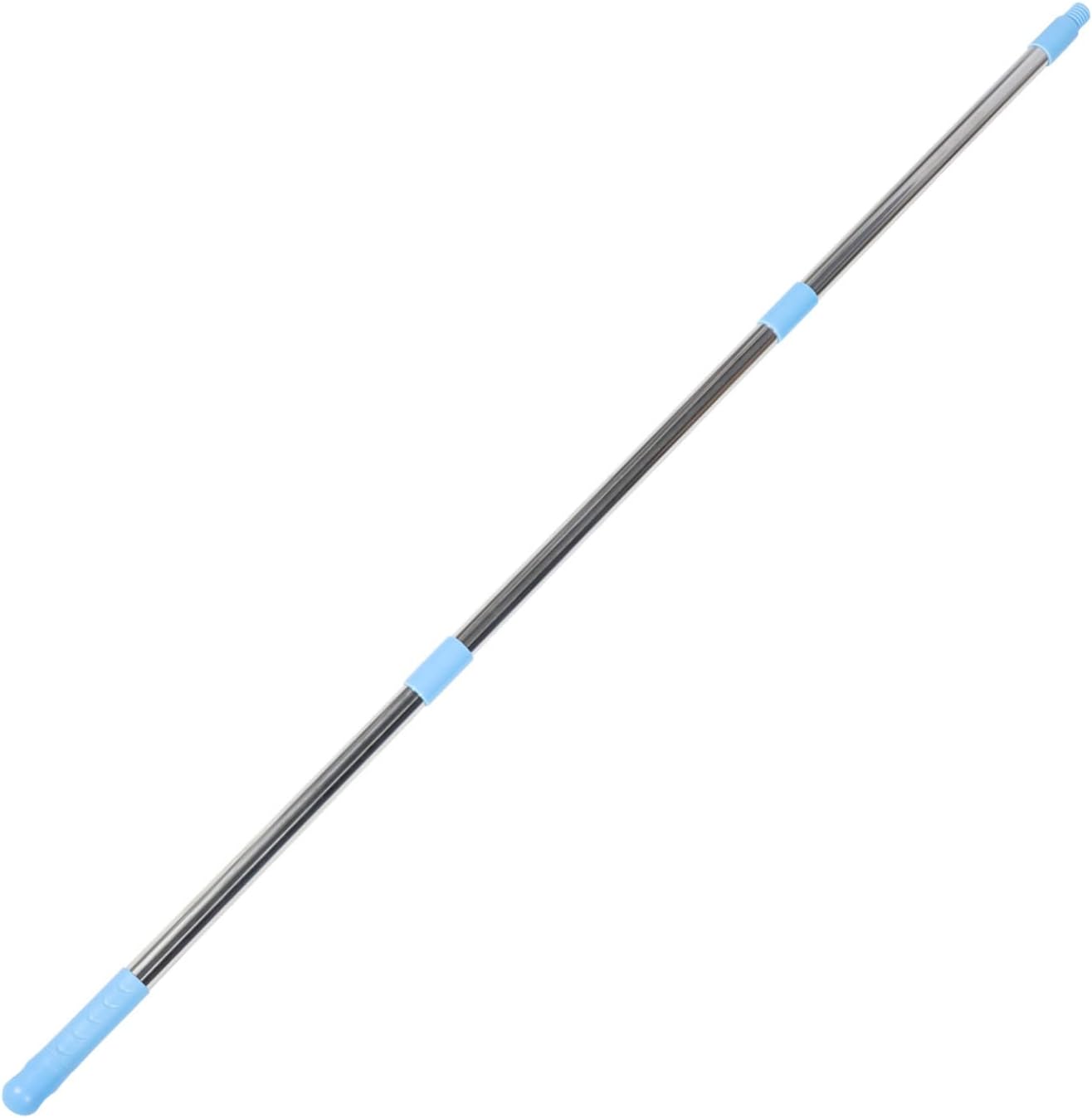 Ipetboom 1set Detachable Stainless Steel Mop Rod Replacement