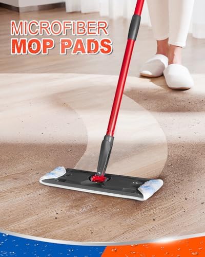 DR DAPPER H2prO Flat Mop Pad Replacement 4 Pack