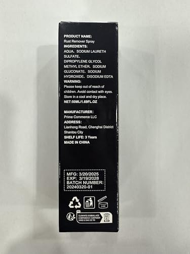 NEXA Rust Remover Spray Fast Acting Multi Surface Cleaner 50ml