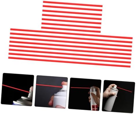 Ciieeo 40pcs Rust Remover Spray Can Tubes with Leakproof Nozzle Extensions