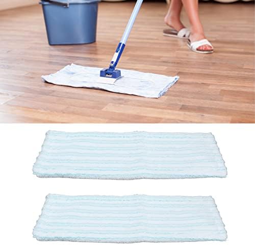 2Pcs Reusable Cotton Mop Head for Leifheit
