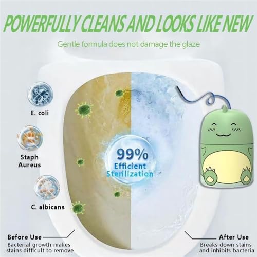 Crazy Clean Toilet Bowl Cleaner with Fresh Scent Green