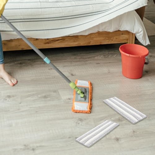 5pcs Self-Adhesive Microfiber Mop Pads Replacement