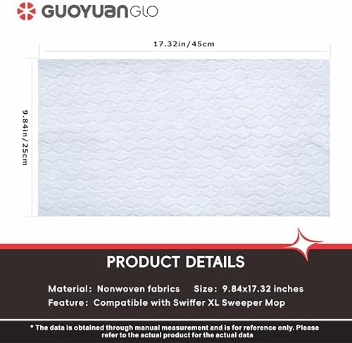 XL Dry Sweeping Cloths for Floor Cleaning 120 Counts