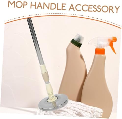 Expandable Mop Pole with Rotating Head and Telescopic Handle