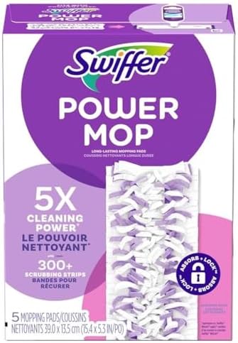 Procter Gamble Swiffer PowerMop Refill Mop Heads 5 Count