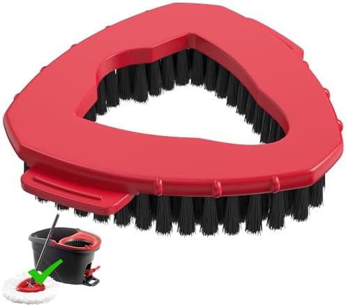 Folews Red Scrubber Mop Head for O-Cedar EasyWring 1-Tank System