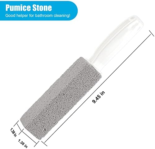 Nonley Pumice Stone Toilet Cleaner with Handle 2 Pack