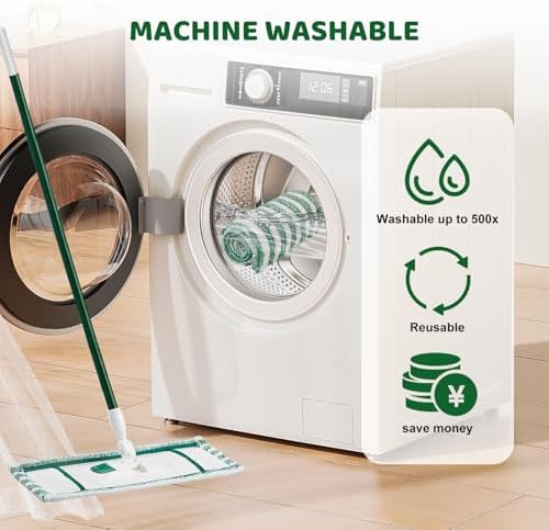 4 Pack Mop Pads for Libman Microfiber Dust Mop
