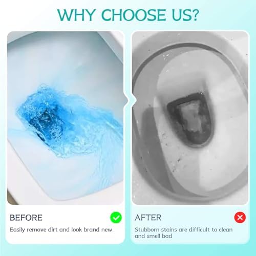 Krazy Klean Toilet Cleaner - Long-Lasting Deep Clean Gel Kit