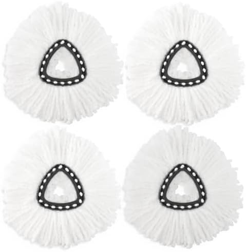 Turbo Mops Spin Mop Refill Heads - Pack of 4