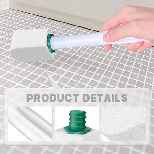 Xuelimei 12pcs Pumice Stones 2pcs Toilet Brush for Deep Cleaning