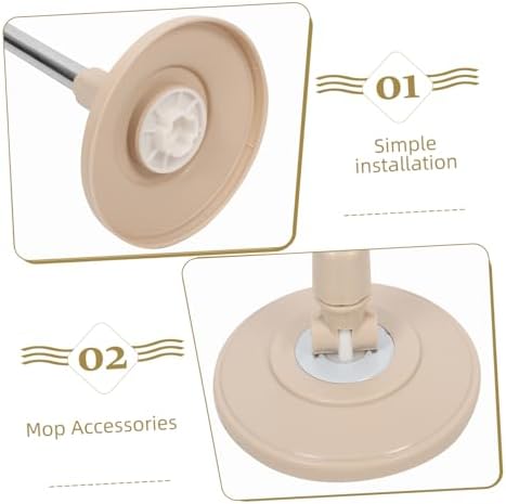 Detachable Rotary Mop Pole with Reinforced Stainless Steel Handle