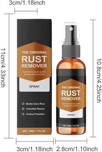 Rust Remover Spray 20 for Clean Metal Surfaces