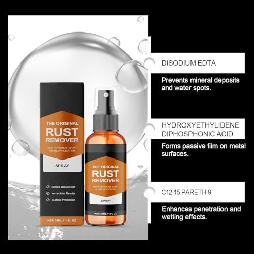 Fast-Acting Rust Remover Spray for Metal